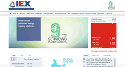 Desktop Screenshot of iexindia.com